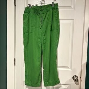KUT from the Kloth Green Casual Pull On Ankle Length Pants size Large
